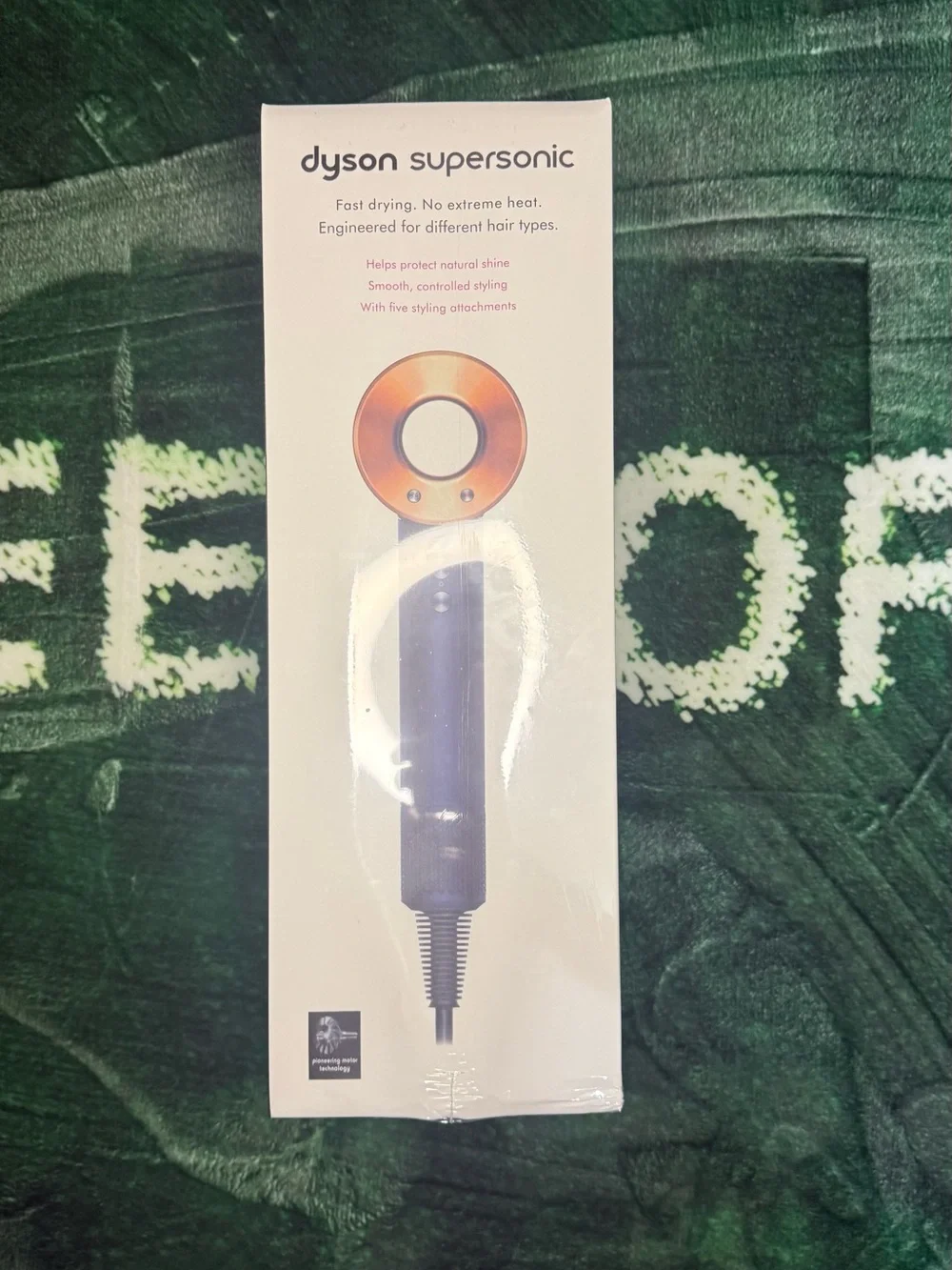 Dyson Supersonic Hair Dryer Copper with Gold Ring